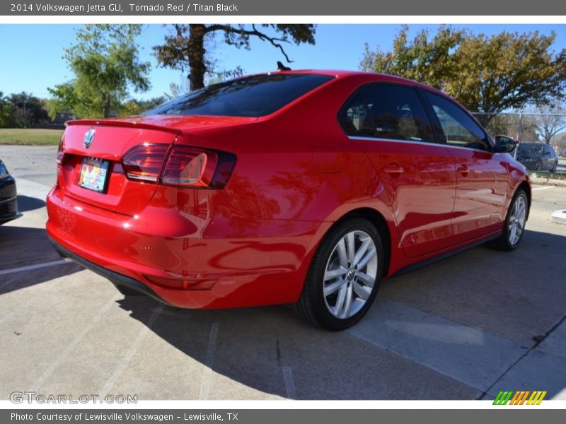 Tornado Red / Titan Black 2014 Volkswagen Jetta GLI