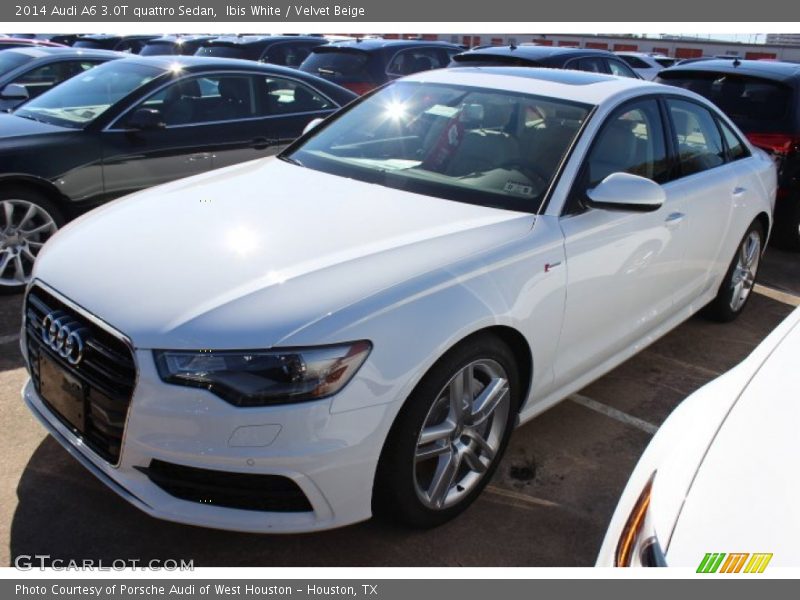 Ibis White / Velvet Beige 2014 Audi A6 3.0T quattro Sedan