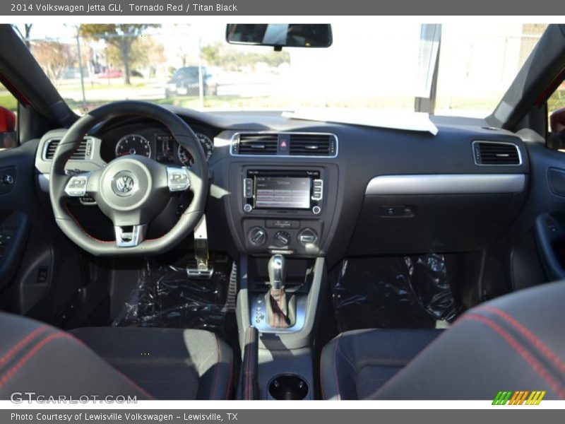 Tornado Red / Titan Black 2014 Volkswagen Jetta GLI