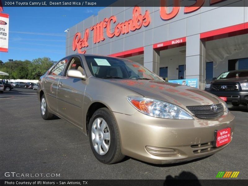 Desert Sand Mica / Taupe 2004 Toyota Camry LE