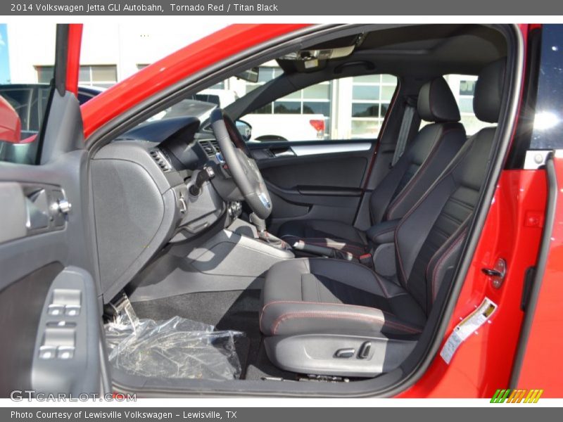 Tornado Red / Titan Black 2014 Volkswagen Jetta GLI Autobahn