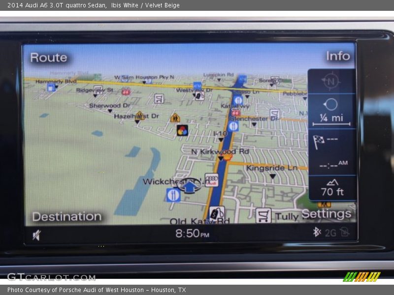 Ibis White / Velvet Beige 2014 Audi A6 3.0T quattro Sedan