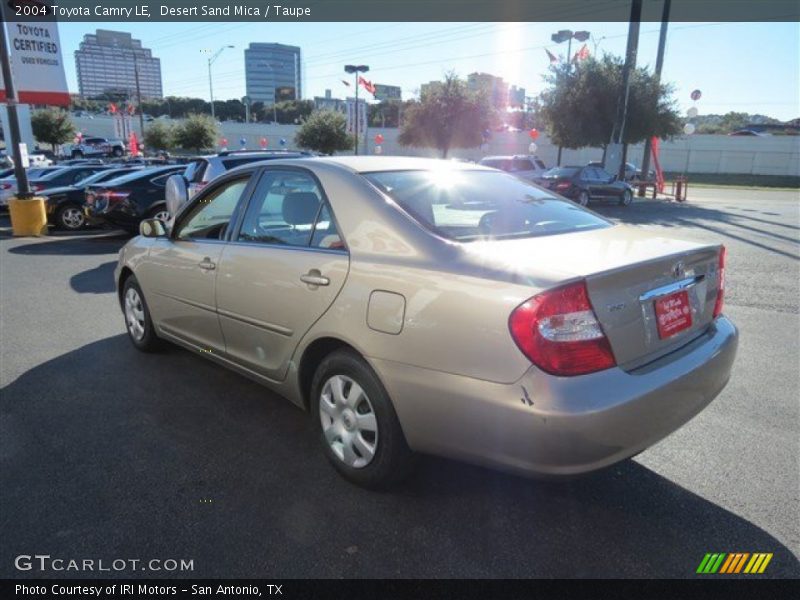 Desert Sand Mica / Taupe 2004 Toyota Camry LE