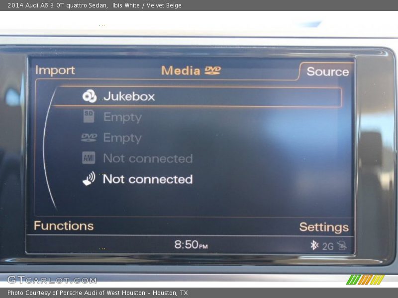 Ibis White / Velvet Beige 2014 Audi A6 3.0T quattro Sedan