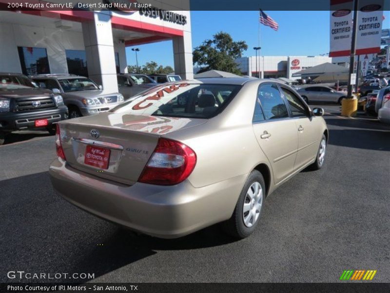 Desert Sand Mica / Taupe 2004 Toyota Camry LE