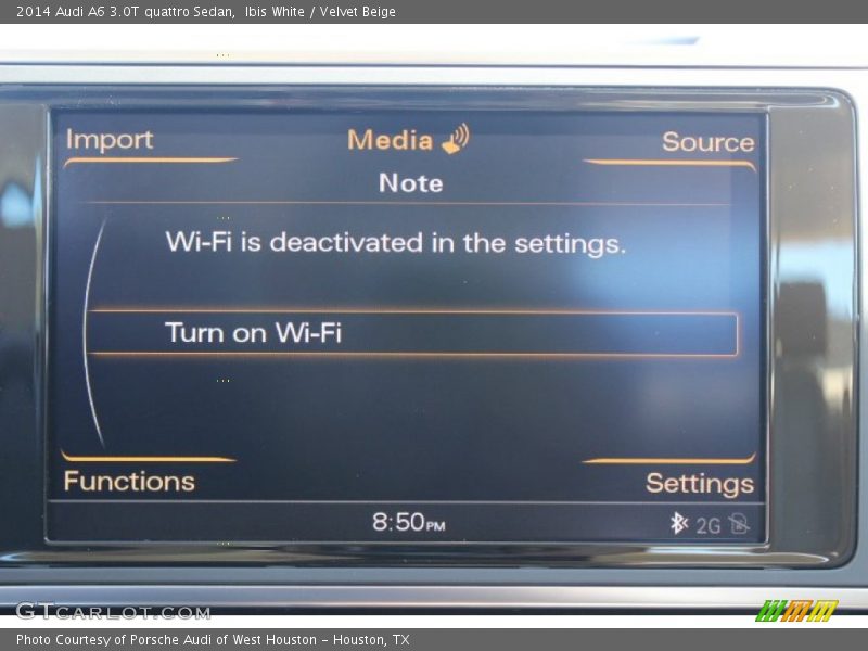 Ibis White / Velvet Beige 2014 Audi A6 3.0T quattro Sedan