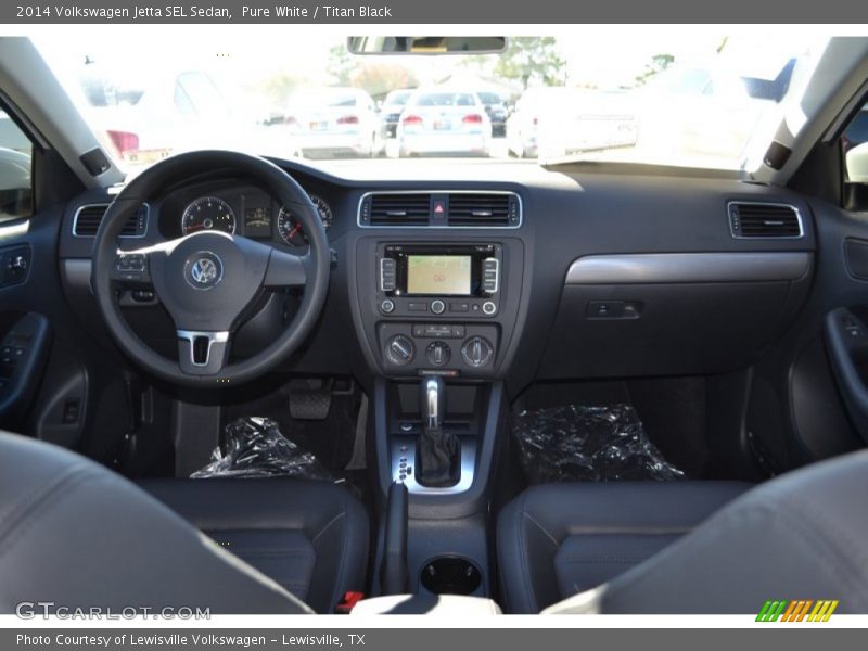Pure White / Titan Black 2014 Volkswagen Jetta SEL Sedan