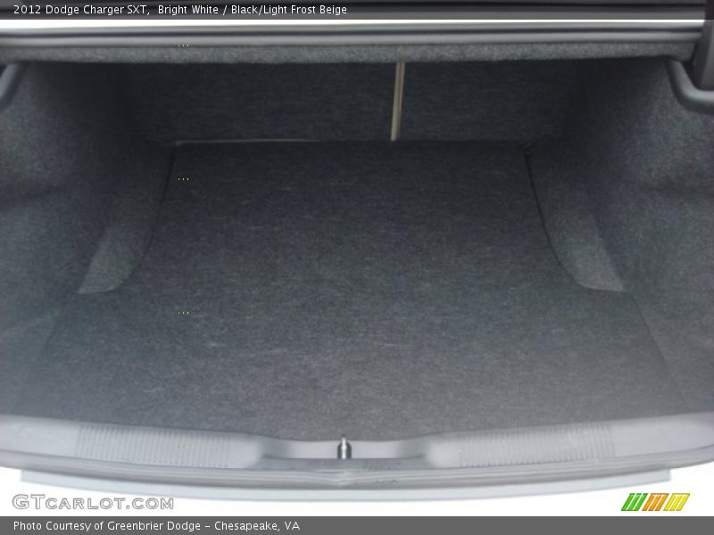 Bright White / Black/Light Frost Beige 2012 Dodge Charger SXT