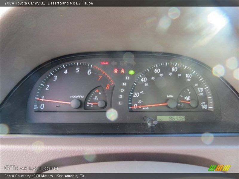 Desert Sand Mica / Taupe 2004 Toyota Camry LE