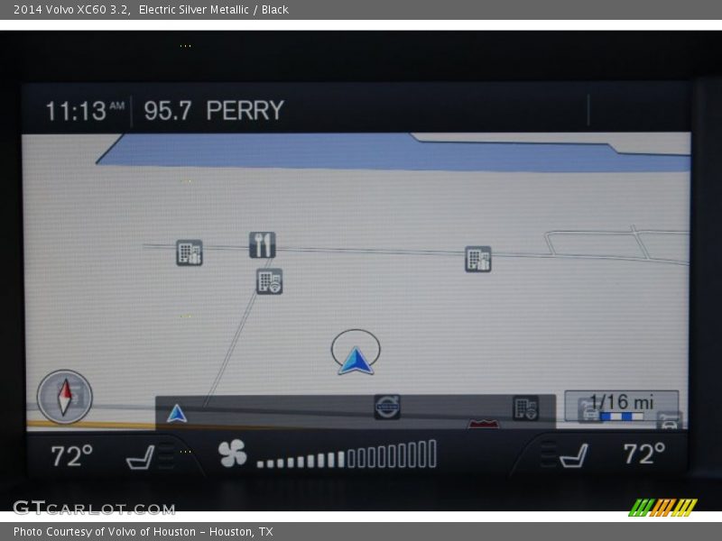 Electric Silver Metallic / Black 2014 Volvo XC60 3.2