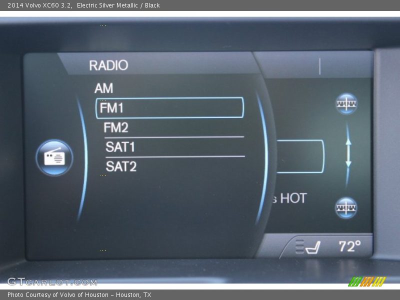 Electric Silver Metallic / Black 2014 Volvo XC60 3.2