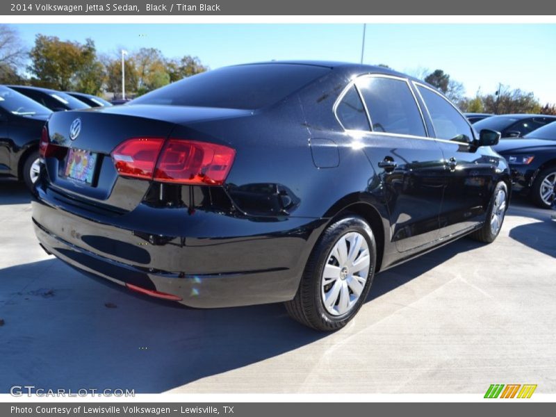 Black / Titan Black 2014 Volkswagen Jetta S Sedan