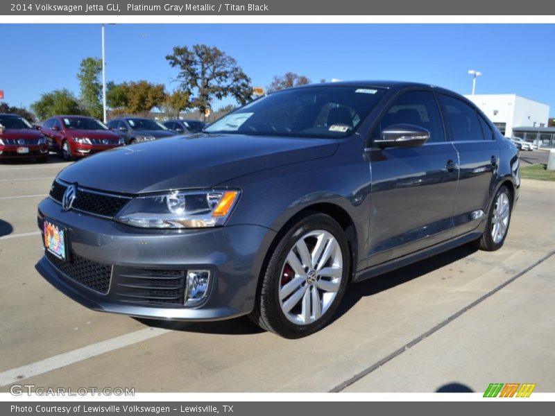 Platinum Gray Metallic / Titan Black 2014 Volkswagen Jetta GLI
