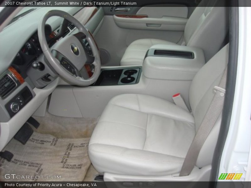 Summit White / Dark Titanium/Light Titanium 2007 Chevrolet Tahoe LT