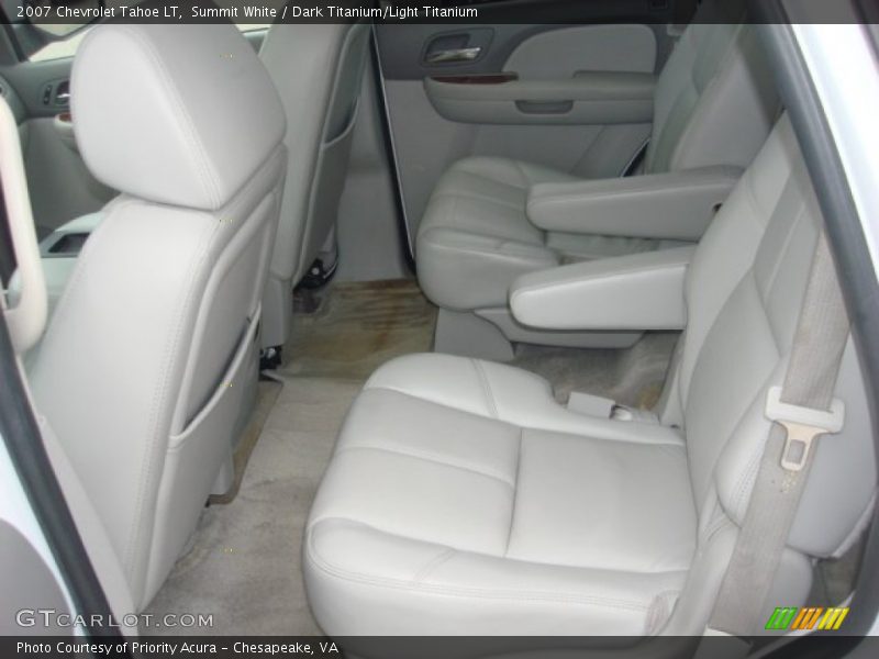 Summit White / Dark Titanium/Light Titanium 2007 Chevrolet Tahoe LT