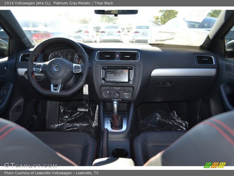 Platinum Gray Metallic / Titan Black 2014 Volkswagen Jetta GLI