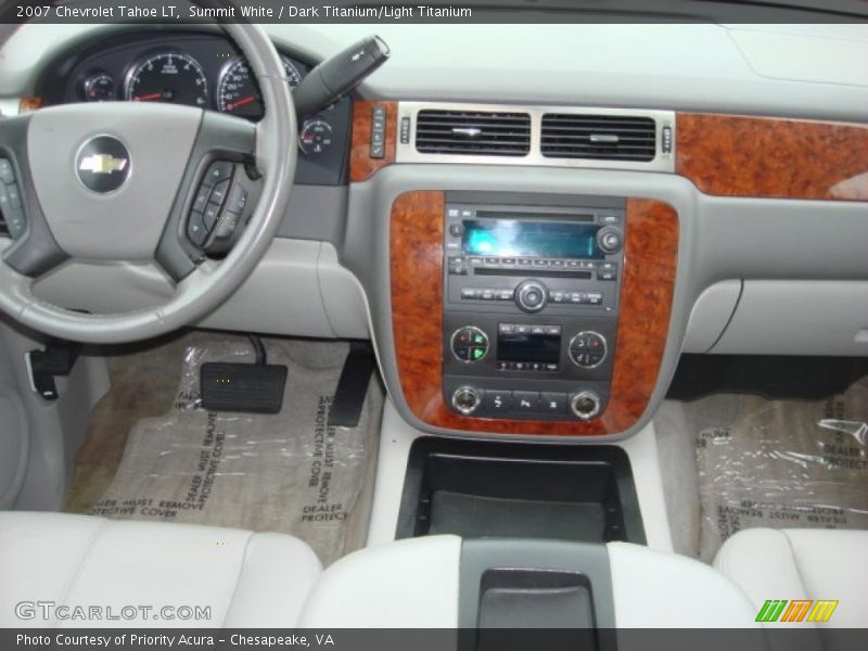 Summit White / Dark Titanium/Light Titanium 2007 Chevrolet Tahoe LT