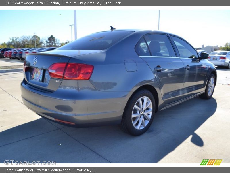Platinum Gray Metallic / Titan Black 2014 Volkswagen Jetta SE Sedan