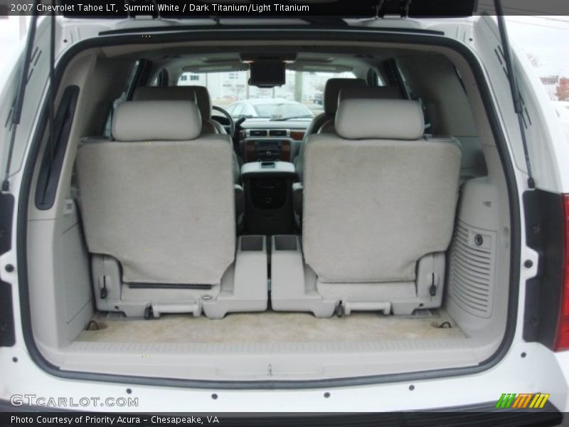 Summit White / Dark Titanium/Light Titanium 2007 Chevrolet Tahoe LT