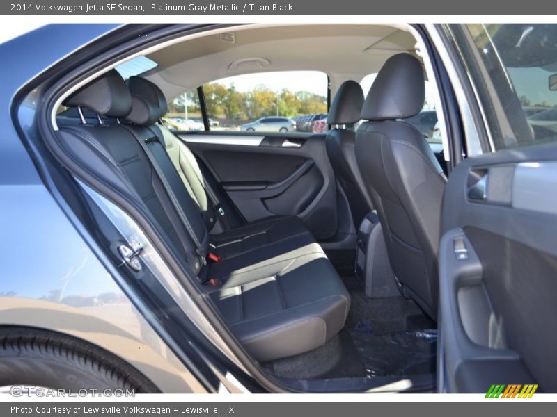 Platinum Gray Metallic / Titan Black 2014 Volkswagen Jetta SE Sedan
