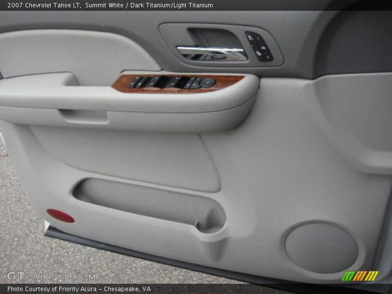 Summit White / Dark Titanium/Light Titanium 2007 Chevrolet Tahoe LT