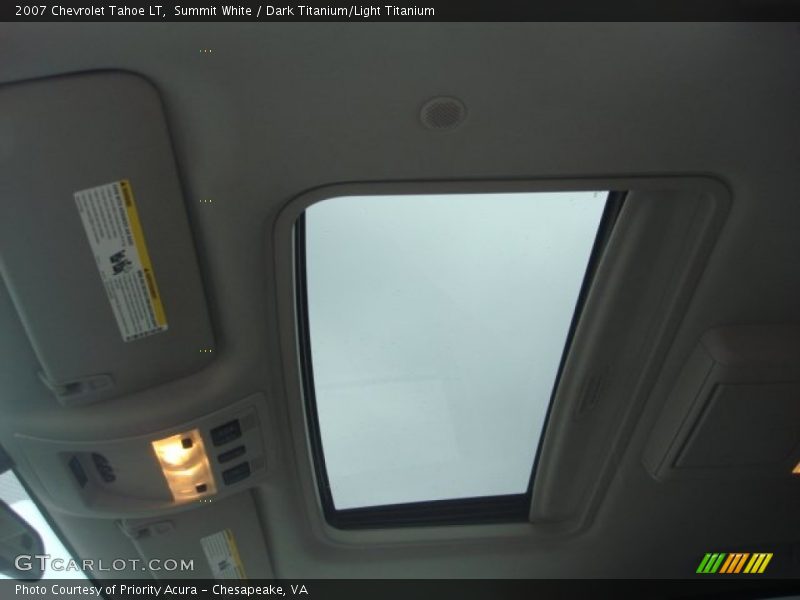 Summit White / Dark Titanium/Light Titanium 2007 Chevrolet Tahoe LT