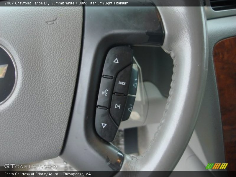 Summit White / Dark Titanium/Light Titanium 2007 Chevrolet Tahoe LT