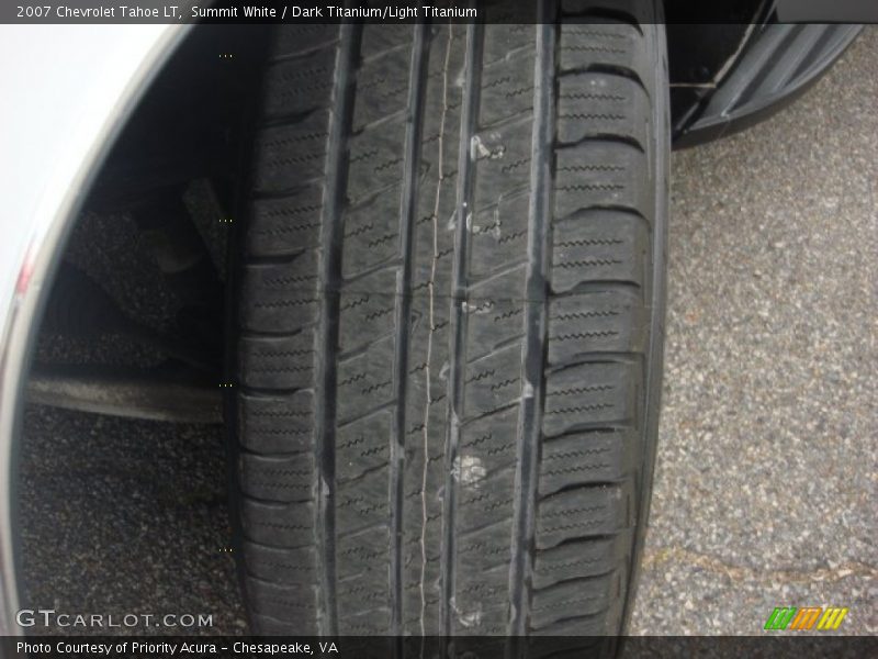 Summit White / Dark Titanium/Light Titanium 2007 Chevrolet Tahoe LT