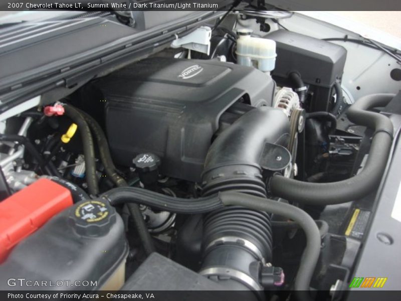 Summit White / Dark Titanium/Light Titanium 2007 Chevrolet Tahoe LT