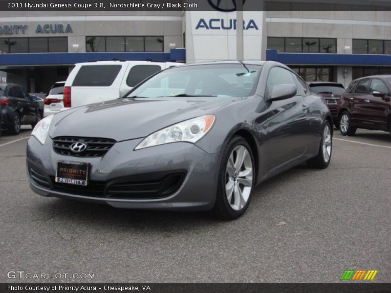 Nordschleife Gray / Black Cloth 2011 Hyundai Genesis Coupe 3.8