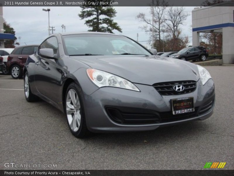 Nordschleife Gray / Black Cloth 2011 Hyundai Genesis Coupe 3.8