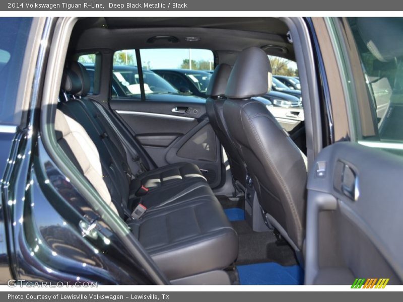 Deep Black Metallic / Black 2014 Volkswagen Tiguan R-Line