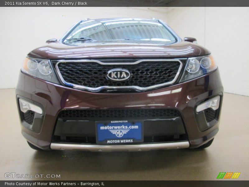 Dark Cherry / Black 2011 Kia Sorento SX V6