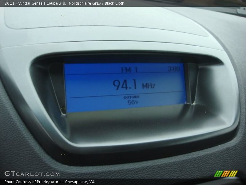 Nordschleife Gray / Black Cloth 2011 Hyundai Genesis Coupe 3.8