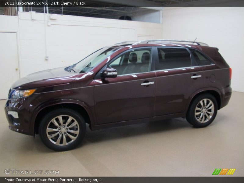 Dark Cherry / Black 2011 Kia Sorento SX V6