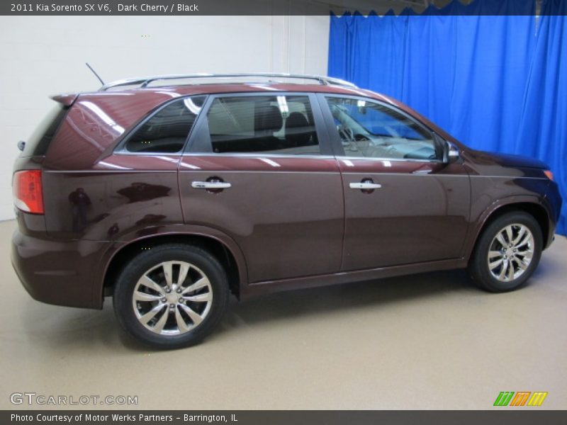 Dark Cherry / Black 2011 Kia Sorento SX V6