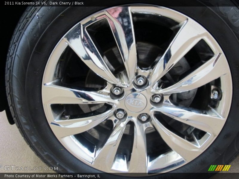 Dark Cherry / Black 2011 Kia Sorento SX V6