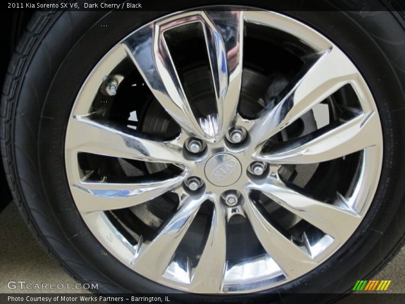 Dark Cherry / Black 2011 Kia Sorento SX V6