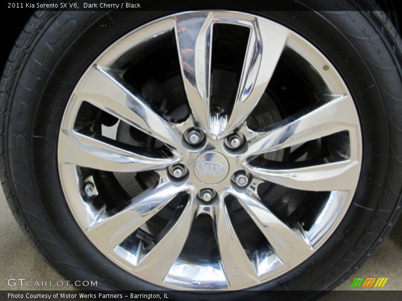 Dark Cherry / Black 2011 Kia Sorento SX V6
