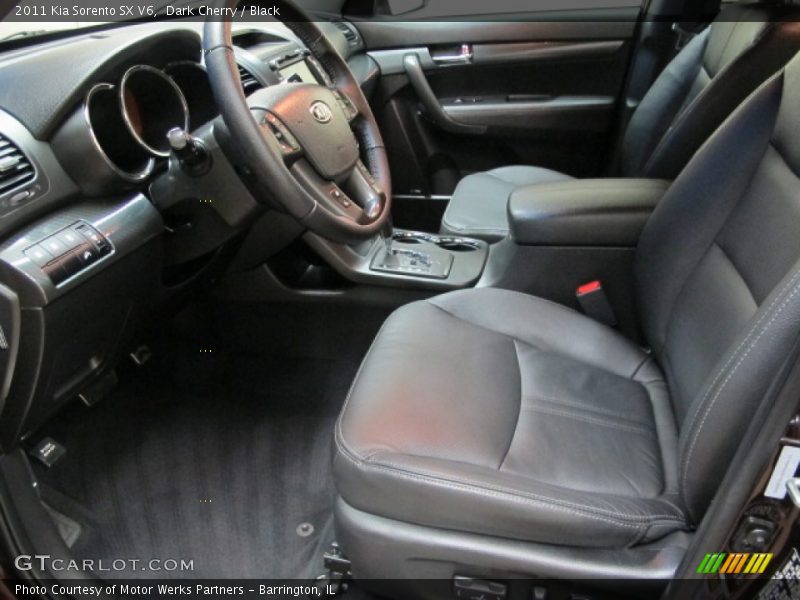 Dark Cherry / Black 2011 Kia Sorento SX V6