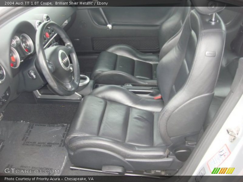 Front Seat of 2004 TT 1.8T Coupe