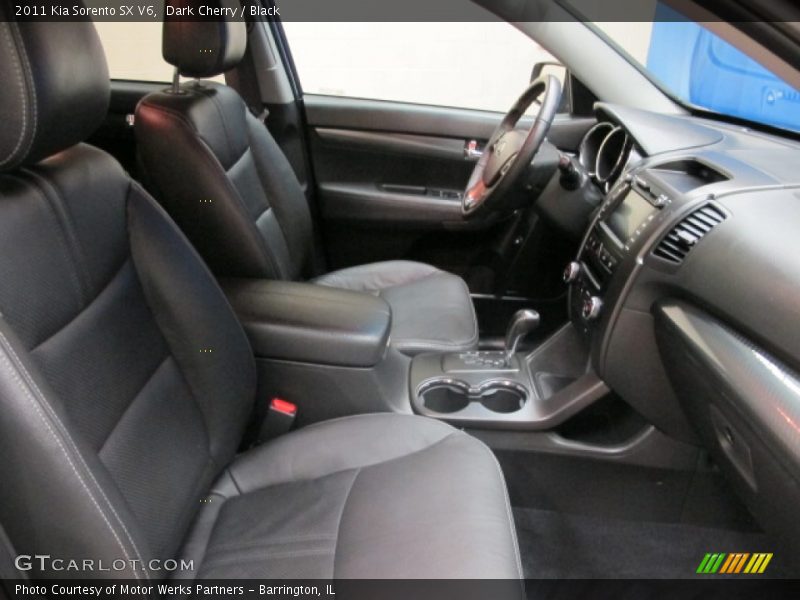 Dark Cherry / Black 2011 Kia Sorento SX V6