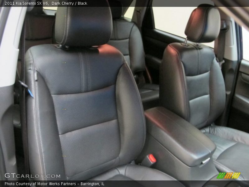 Dark Cherry / Black 2011 Kia Sorento SX V6