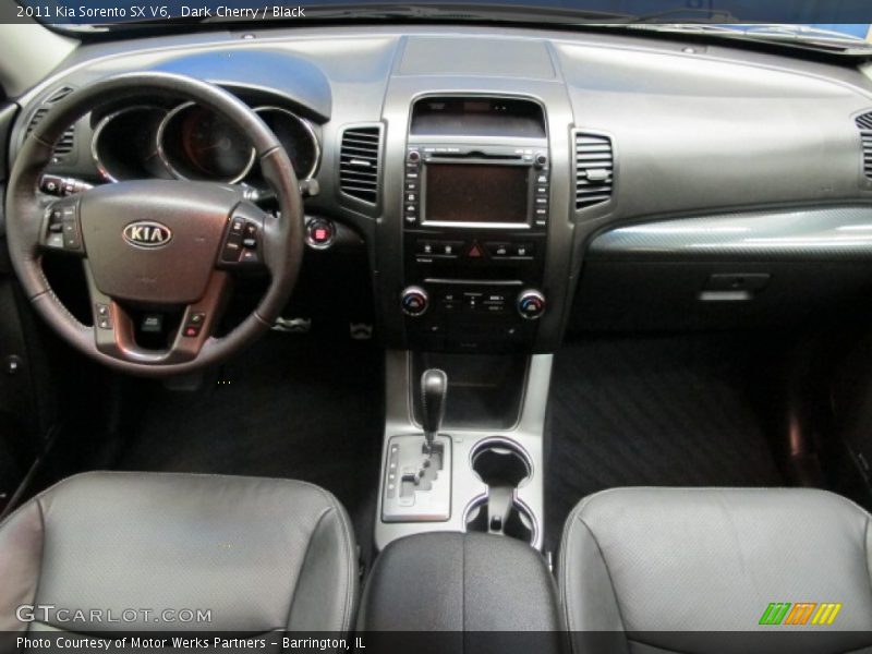 Dark Cherry / Black 2011 Kia Sorento SX V6