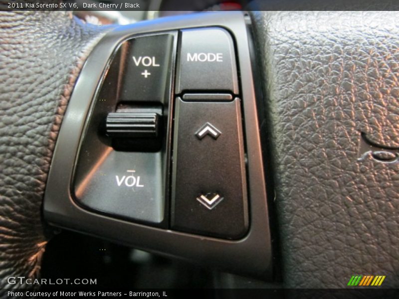 Dark Cherry / Black 2011 Kia Sorento SX V6