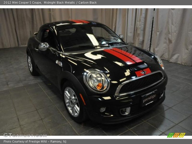 Midnight Black Metallic / Carbon Black 2012 Mini Cooper S Coupe