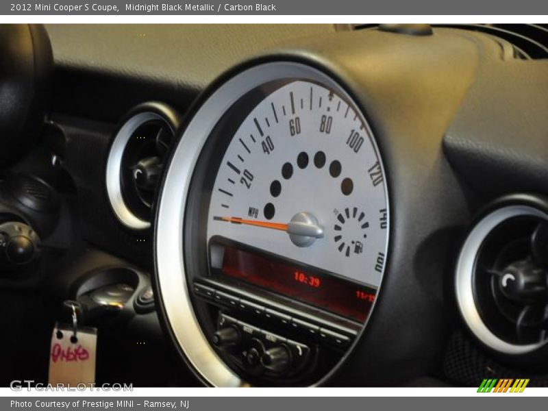 Midnight Black Metallic / Carbon Black 2012 Mini Cooper S Coupe