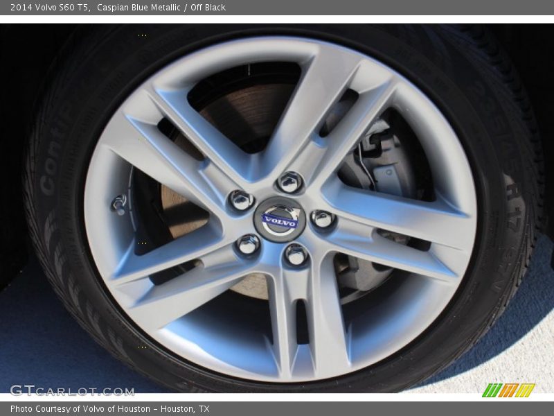 Caspian Blue Metallic / Off Black 2014 Volvo S60 T5