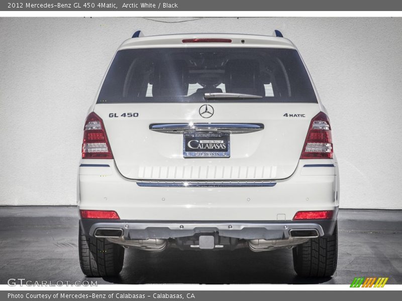 Arctic White / Black 2012 Mercedes-Benz GL 450 4Matic