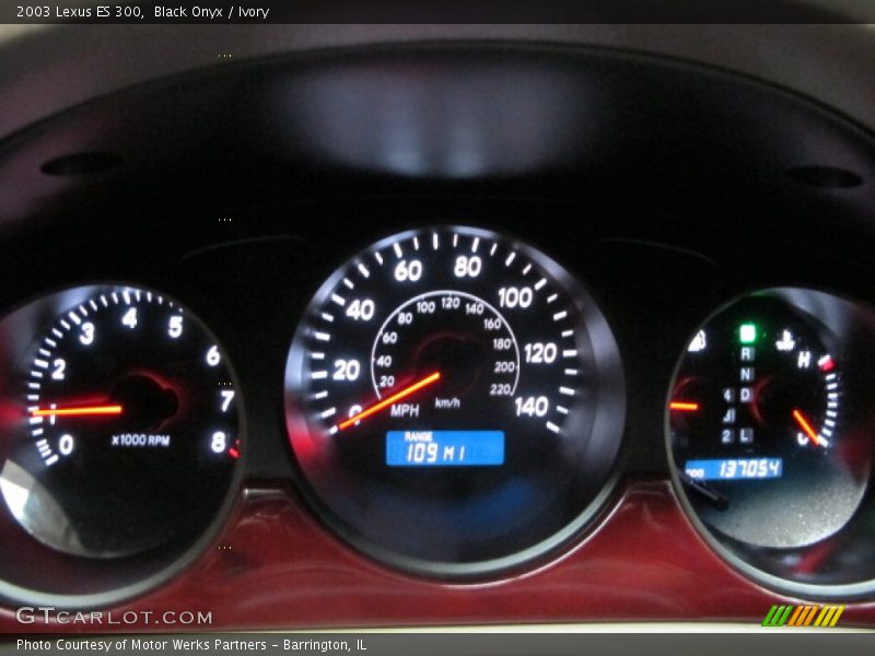 Black Onyx / Ivory 2003 Lexus ES 300